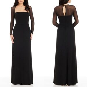 Dress the Population | Dresses | Emery Sequin Stripe Long Sleeve Cocktail  Dress | Poshmark